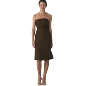 J. CREW Silk Strapless Dress